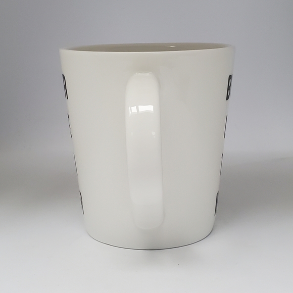 Indigo "Better Latte Than Never" Coffee Mug Play on Words Cup - Picture 5 of 9